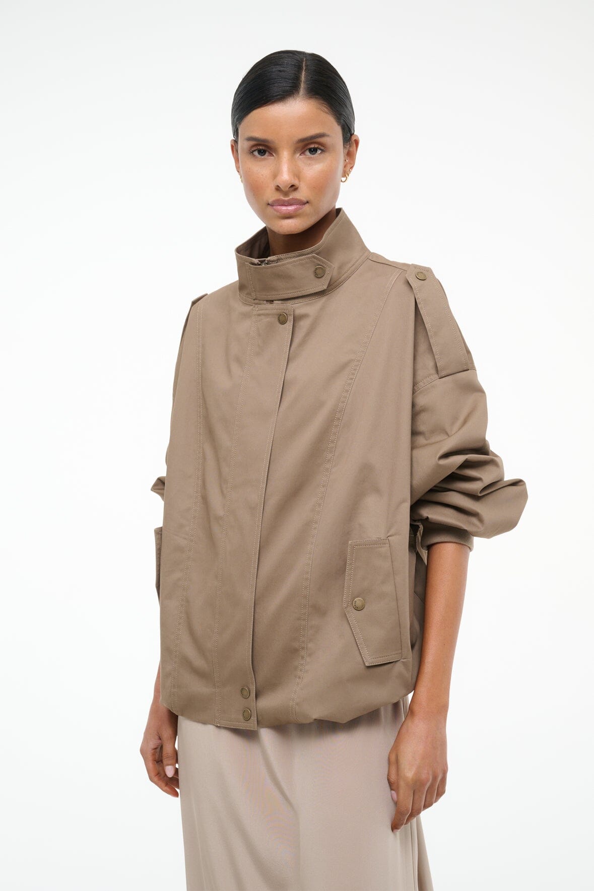 SIMONE JACKET | TAUPE