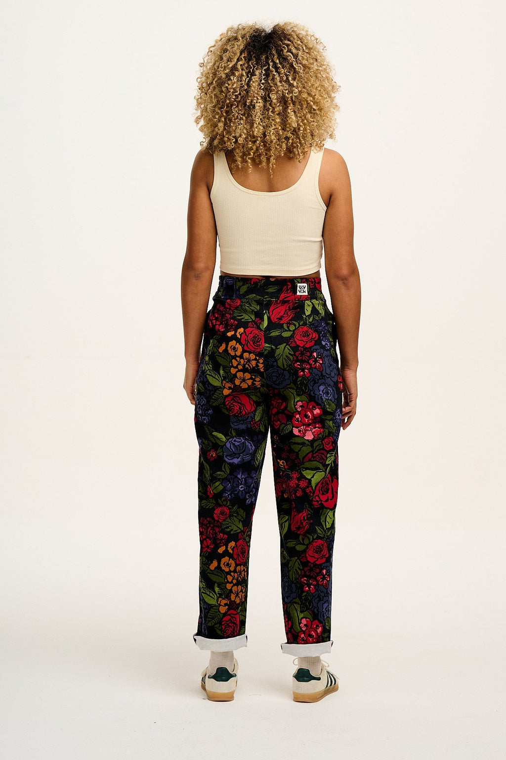 Addison - Cotton Jeans in Maria Print