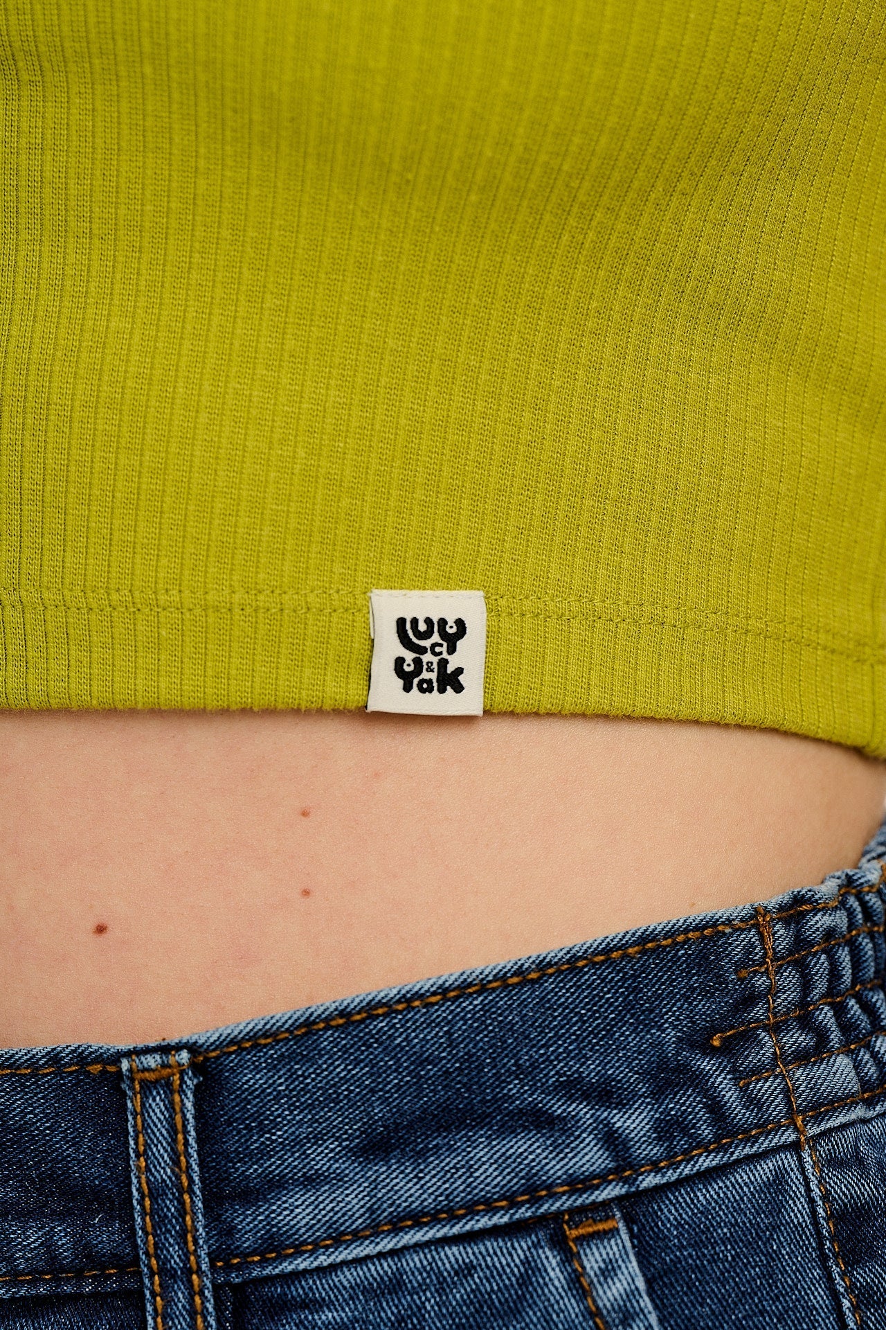 Josy - Vest Top in Apple Green