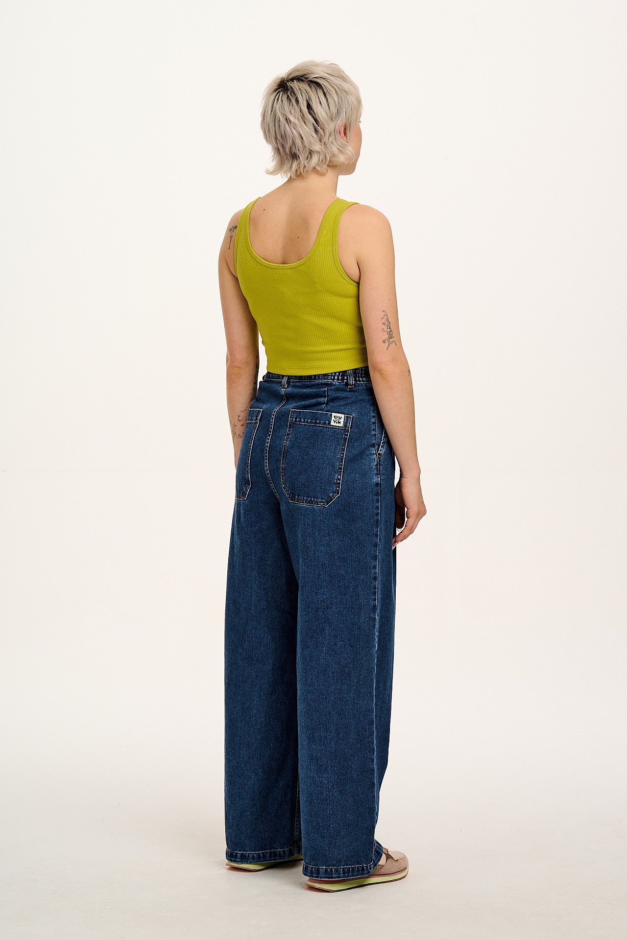 Josy - Vest Top in Apple Green